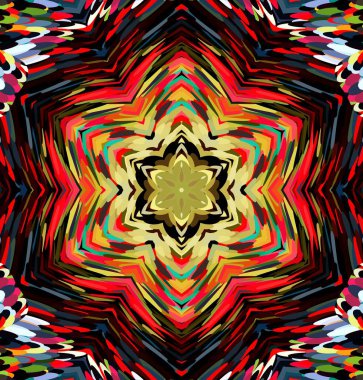 Soyut kaleydoskop arkaplanı. Çoklu renkli kaleydoskop dokusu.