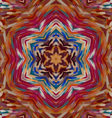 Soyut kaleydoskop arkaplanı. Çoklu renkli kaleydoskop dokusu.