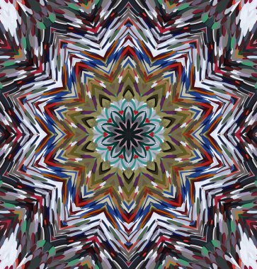 Soyut kaleydoskop arkaplanı. Çoklu renkli kaleydoskop dokusu.