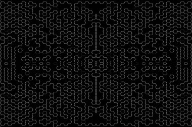 Soyut arkaplan. Monokrom dokusu. Beyaz arkaplanda siyah beyaz çizgiler.