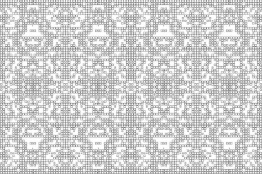 Soyut arkaplan. Monokrom dokusu. Beyaz arkaplanda siyah beyaz çizgiler.