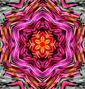 Soyut kaleydoskop arkaplanı. Çoklu renkli kaleydoskop dokusu.