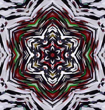 Soyut kaleydoskop arkaplanı. Çoklu renkli kaleydoskop dokusu.