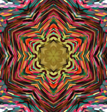Soyut kaleydoskop arkaplanı. Çoklu renkli kaleydoskop dokusu.