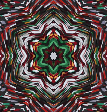 Soyut kaleydoskop arkaplanı. Çoklu renkli kaleydoskop dokusu.