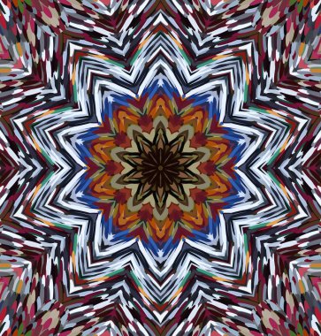 Soyut kaleydoskop arkaplanı. Çoklu renkli kaleydoskop dokusu.