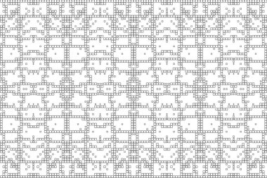 Soyut arkaplan. Monokrom dokusu. Beyaz arkaplanda siyah beyaz çizgiler.