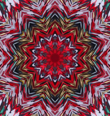 Soyut kaleydoskop arkaplanı. Çoklu renkli kaleydoskop dokusu.