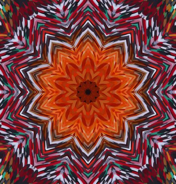 Soyut kaleydoskop arkaplanı. Çoklu renkli kaleydoskop dokusu.