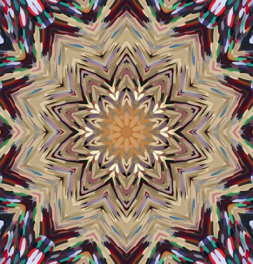 Soyut kaleydoskop arkaplanı. Çoklu renkli kaleydoskop dokusu.