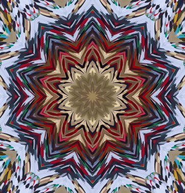 Soyut kaleydoskop arkaplanı. Çoklu renkli kaleydoskop dokusu.