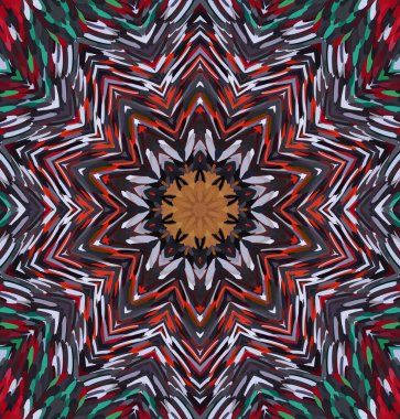 Soyut kaleydoskop arkaplanı. Çoklu renkli kaleydoskop dokusu.