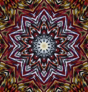 Soyut kaleydoskop arkaplanı. Çoklu renkli kaleydoskop dokusu.