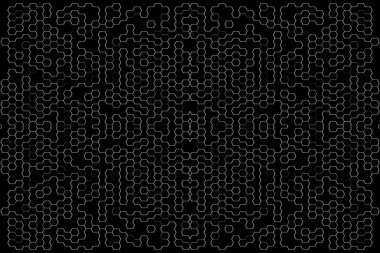 Soyut arkaplan. Monokrom dokusu. Beyaz arkaplanda siyah beyaz çizgiler.