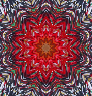 Soyut kaleydoskop arkaplanı. Çoklu renkli kaleydoskop dokusu.