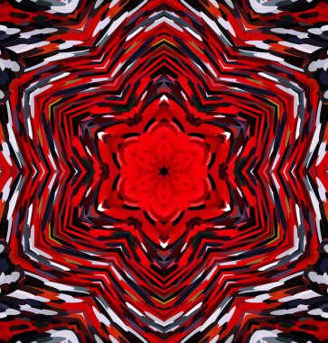 Soyut kaleydoskop arkaplanı. Çoklu renkli kaleydoskop dokusu.