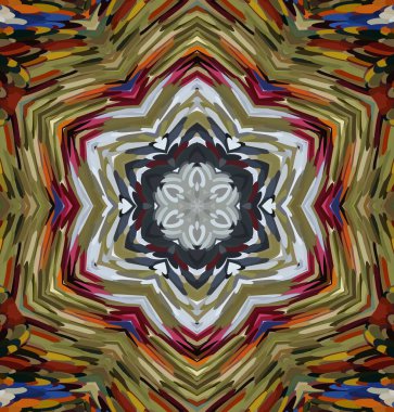 Soyut kaleydoskop arkaplanı. Çoklu renkli kaleydoskop dokusu.