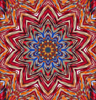 Soyut kaleydoskop arkaplanı. Çoklu renkli kaleydoskop dokusu.