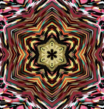 Soyut kaleydoskop arkaplanı. Çoklu renkli kaleydoskop dokusu.