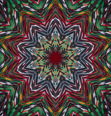 Soyut kaleydoskop arkaplanı. Çoklu renkli kaleydoskop dokusu.