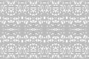 Soyut arkaplan. Monokrom dokusu. Beyaz arkaplanda siyah beyaz çizgiler.