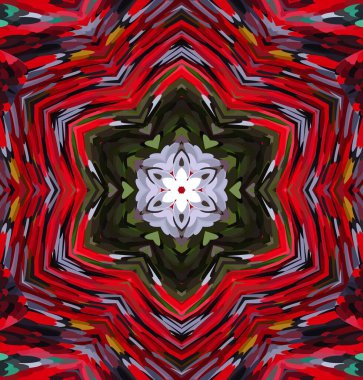 Soyut kaleydoskop arkaplanı. Çoklu renkli kaleydoskop dokusu.