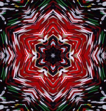 Soyut kaleydoskop arkaplanı. Çoklu renkli kaleydoskop dokusu.