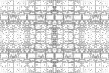 Soyut arkaplan. Monokrom dokusu. Beyaz arkaplanda siyah beyaz çizgiler.