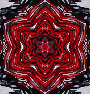 Soyut kaleydoskop arkaplanı. Çoklu renkli kaleydoskop dokusu.