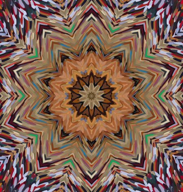 Soyut kaleydoskop arkaplanı. Çoklu renkli kaleydoskop dokusu.