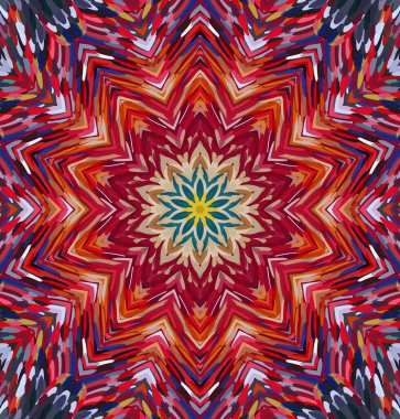 Soyut kaleydoskop arkaplanı. Çoklu renkli kaleydoskop dokusu.