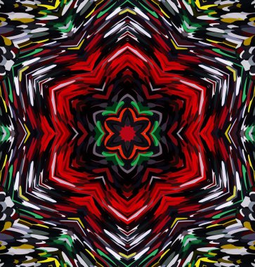 Soyut kaleydoskop arkaplanı. Çoklu renkli kaleydoskop dokusu.