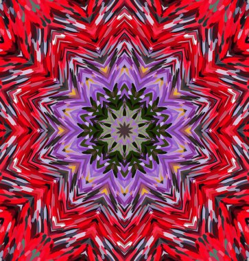 Soyut kaleydoskop arkaplanı. Çoklu renkli kaleydoskop dokusu.