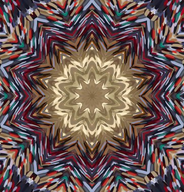 Soyut kaleydoskop arkaplanı. Çoklu renkli kaleydoskop dokusu.