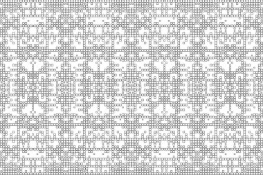 Soyut arkaplan. Monokrom dokusu. Beyaz arkaplanda siyah beyaz çizgiler.