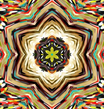 Soyut kaleydoskop arkaplanı. Çoklu renkli kaleydoskop dokusu.