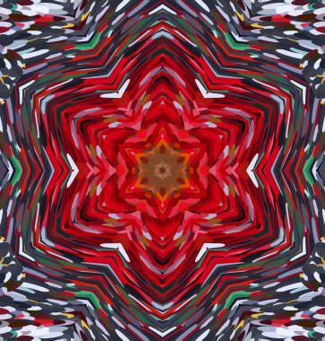 Soyut kaleydoskop arkaplanı. Çoklu renkli kaleydoskop dokusu.