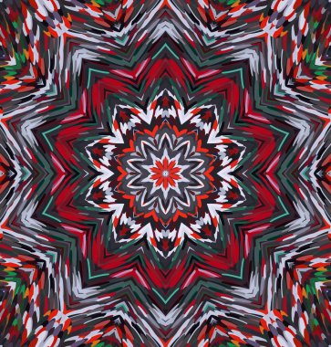 Soyut kaleydoskop arkaplanı. Çoklu renkli kaleydoskop dokusu.