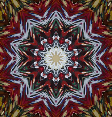 Soyut kaleydoskop arkaplanı. Çoklu renkli kaleydoskop dokusu.