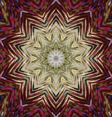 Soyut kaleydoskop arkaplanı. Çoklu renkli kaleydoskop dokusu.