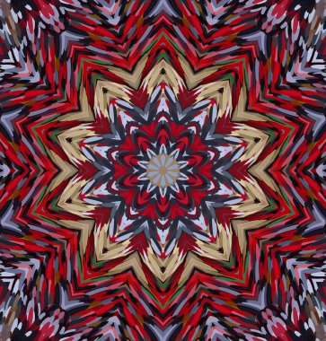 Soyut kaleydoskop arkaplanı. Çoklu renkli kaleydoskop dokusu.