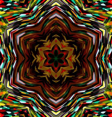 Soyut kaleydoskop arkaplanı. Çoklu renkli kaleydoskop dokusu.