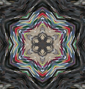 Soyut kaleydoskop arkaplanı. Çoklu renkli kaleydoskop dokusu.