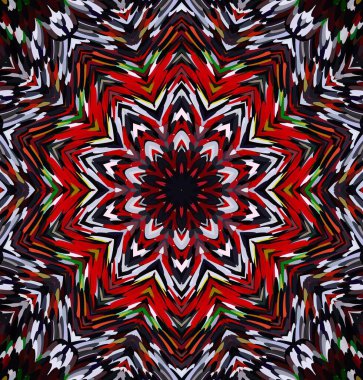 Soyut kaleydoskop arkaplanı. Çoklu renkli kaleydoskop dokusu.