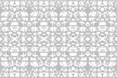 Soyut arkaplan. Monokrom dokusu. Beyaz arkaplanda siyah beyaz çizgiler.