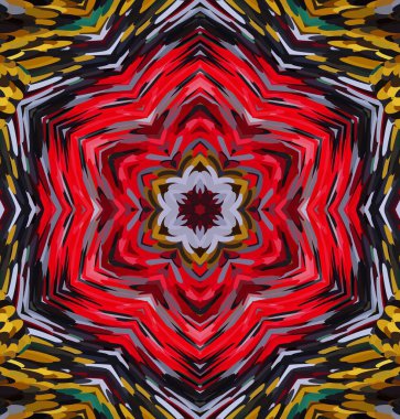 Soyut kaleydoskop arkaplanı. Çoklu renkli kaleydoskop dokusu.