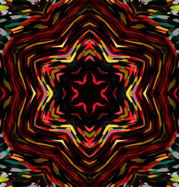 Soyut kaleydoskop arkaplanı. Çoklu renkli kaleydoskop dokusu.