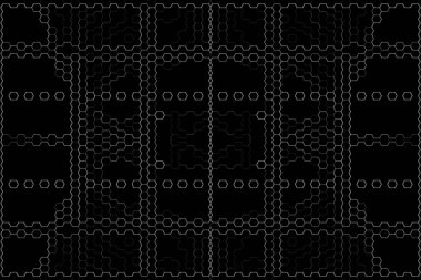 Soyut arkaplan. Monokrom dokusu. Beyaz arkaplanda siyah beyaz çizgiler.