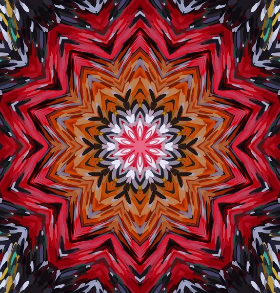 Soyut kaleydoskop arkaplanı. Çoklu renkli kaleydoskop dokusu.