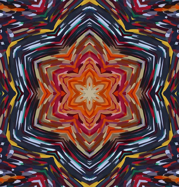 Abstraktní Kaleidoskop Pozadí Multicolor Kaleidoskop Textura — Stock fotografie